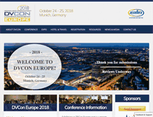 Tablet Screenshot of dvcon-europe.org